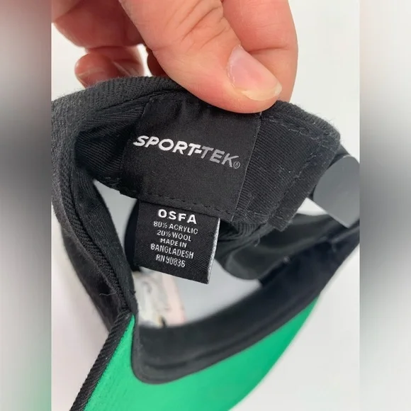 SportsTer Worcester Woo Socks Black Red Baseball Cap - Picture 5 of 5